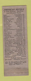 Matchbook Cover - Stevens House Lancaster PA