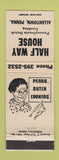 Matchbook Cover - Half Way House Penn Dutch Allentown PA WEAR