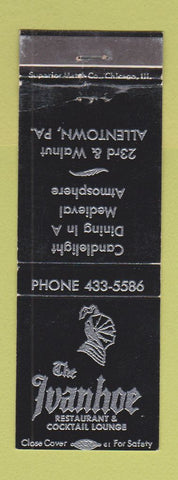 Matchbook Cover - Ivanhoe Restaurant Allentown PA WEAR