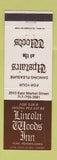 Matchbook Cover - Lincoln Woods Inn York PA