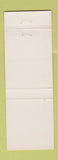 Matchbook Cover - Lincoln Woods Inn York PA