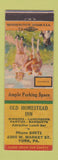 Matchbook Cover - Old Homestead Inn York PA WEAR