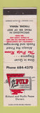 Matchbook Cover - Pulp Room Restaurant Tyrone PA
