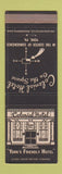 Matchbook Cover - Colonial Hotel York PA WEAR