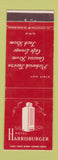 Matchbook Cover - Hotel Harrisburger Harrisburg PA