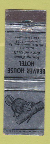 Matchbook Cover - Beaver House Hotel Stroudsburg PA WEAR