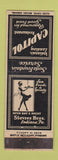 Matchbook Cover - Capitol Restaurant Indiana PA girlie
