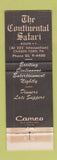 Matchbook Cover - Continental Safari Restaurant Chadds Ford PA