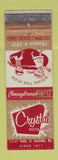 Matchbook Cover - Crystal Restaurant Reading PA WEAR