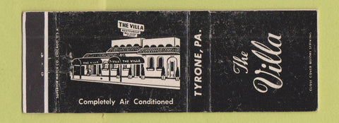 Matchbook Cover - The Villa Tyrone PA WEAR