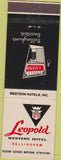 Matchbook Cover - Leopold Hotel Bellingham WA