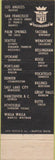Matchbook Cover - Leopold Hotel Bellingham WA