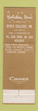 Matchbook Cover - Pub State College PA Holiday Inn
