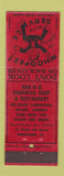 Matchbook Cover - BBQ Sandwich Shop Restaurant Harrisburg PA