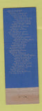 Matchbook Cover - Colonial Hotel York PA Grenoble