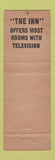 Matchbook Cover - Fort Bedford Inn Bedford PA
