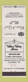 Matchbook Cover - Willow Valley Farms Motor Inn Lancaster PA