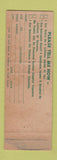 Matchbook Cover - Washington Insurance Alfred Fidler Hanover PA