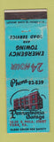 Matchbook Cover - Pennsylvania Garage York PA WORN