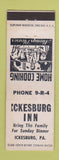 Matchbook Cover - Ickesburg Inn PA