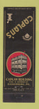 Matchbook Cover - Caplan's Drug Building Harrisburg PA