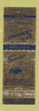 Matchbook Cover - The Gourmet Restaurant Philadelphia PA WEAR