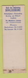 Matchbook Cover - The Gourmet Restaurant Philadelphia PA WEAR