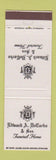 Matchbook Cover - Edward DeCarbo Funeral Home New Castle PA