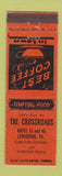 Matchbook Cover - The Crossroads Lewisburg PA WEAR