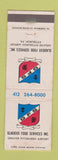 Matchbook Cover - Gladieux Food Services Pittsburgh PA Airport WEAR