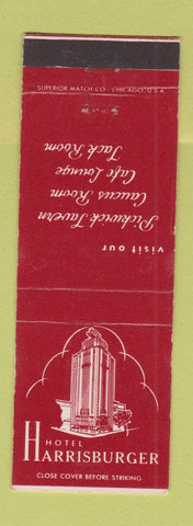 Matchbook Cover - Hotel Harrisburger Harrisburg PA