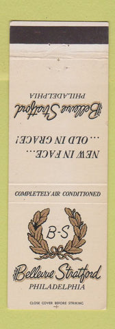 Matchbook Cover - Bellevue Stratford Hotel Philadelphia PA