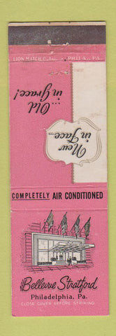 Matchbook Cover - Bellevue Stratford Hotel Philadelphia PA WEAR