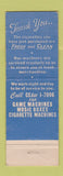 Matchbook Cover - Williams Vending Pittsburgh PA Juke Boxes WEAR