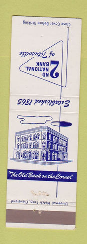 Matchbook Cover - 2nd NATional Bank Titusville PA