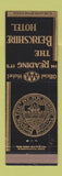 Matchbook Cover - Berkshire Hotel Reading PA