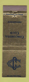 Matchbook Cover - Concordia Club Pittsburgh PA