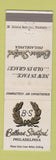 Matchbook Cover - Bellevue Stratford Hotel Philadelphia PA