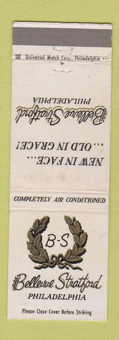 Matchbook Cover - Bellevue Stratford Hotel Philadelphia PA