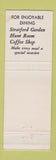 Matchbook Cover - Bellevue Stratford Hotel Philadelphia PA