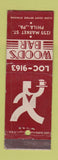 Matchbook Cover - Wood's Bar Philadelphia PA