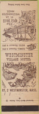 Matchbook Cover - Old Mill Westminster MA