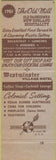 Matchbook Cover - Old Mill Westminster MA