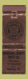 Matchbook Cover - Montour County Trust Danville PA WEAR