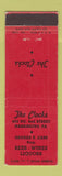 Matchbook Cover - The Clocks Harrisburg PA liquor