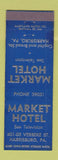 Matchbook Cover - Market Hotel Harrisburg PA