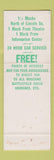 Matchbook Cover - Colonial Motel Gettysburg PA