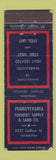 Matchbook Cover - Pennsylvania Foundry Supply Philadelphia PA WEAR