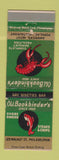 Matchbook Cover - Bookbinder's Restaurant Philadelphia PA lobster