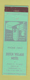 Matchbook Cover - Dutch Village Motel York PA